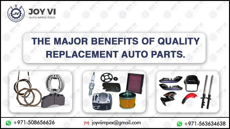 The Major Benefits of Quality Replacement Auto Parts