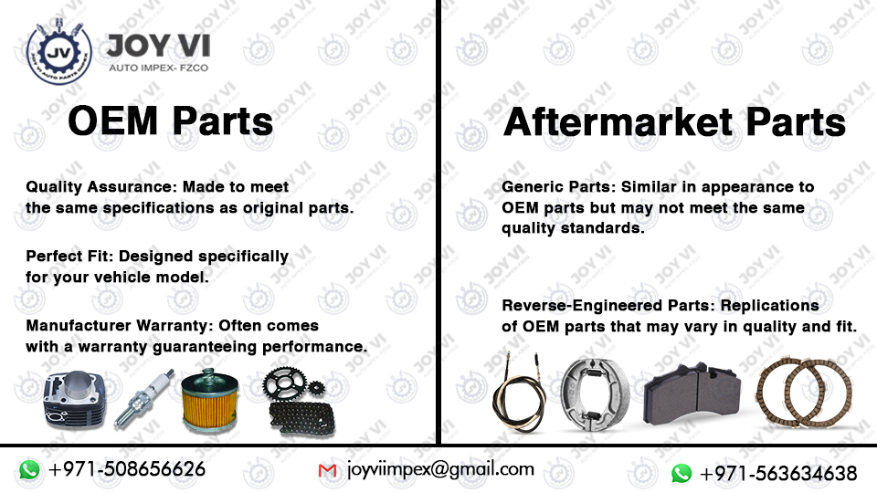 OEM vs Aftermarket Parts and The Importance of Regular Maintenance.
